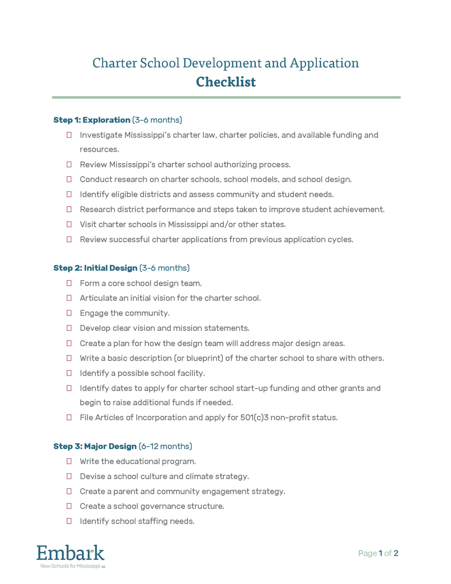 Charter School Development and App Checklist_Page_1